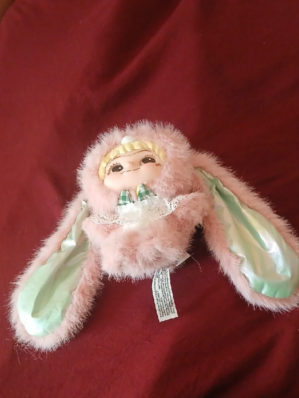 Wakuku Pink Bunny Accessory Keychain